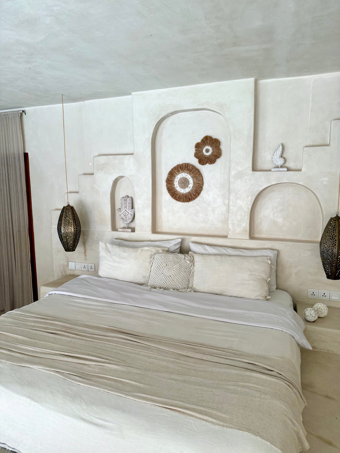 Décoration coquillage en bois – charme exotique balinais