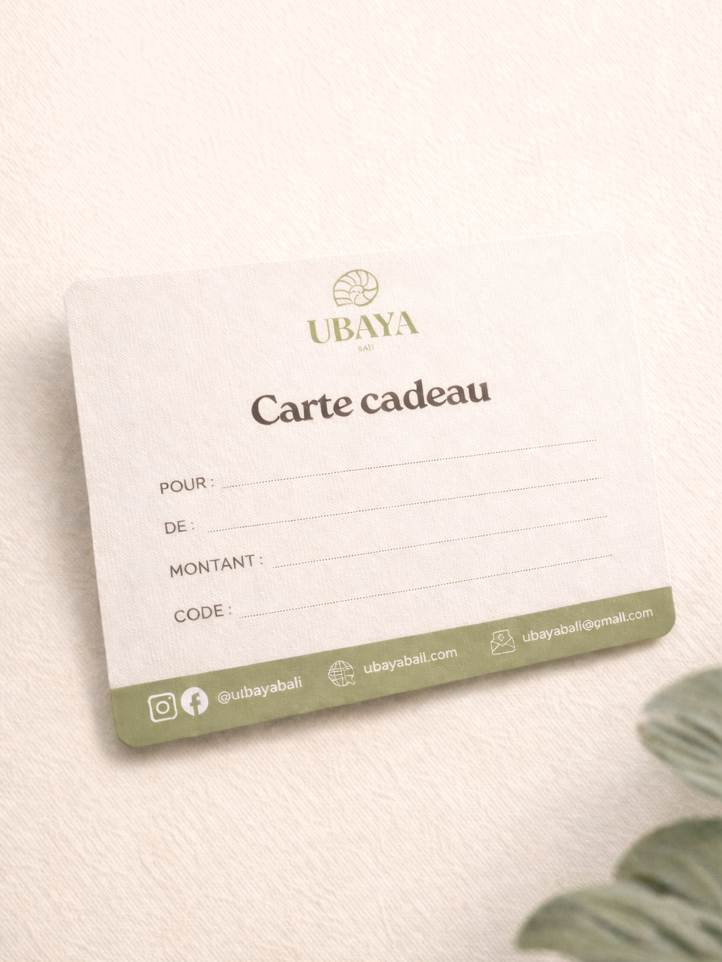 Carte cadeau