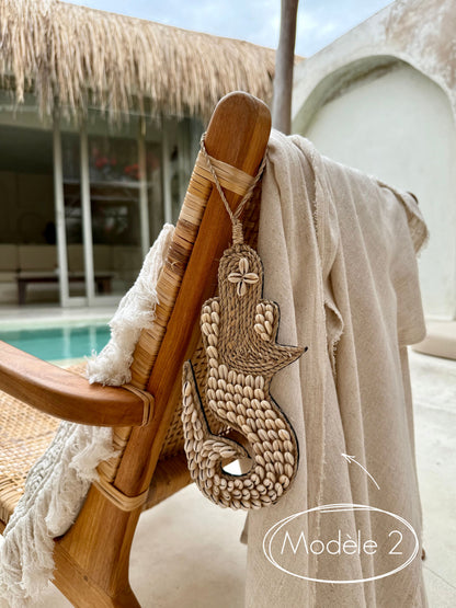 Suspension sirène – création murale bohème de Bali