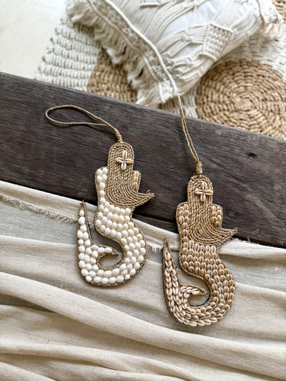 Suspension sirène – création murale bohème de Bali