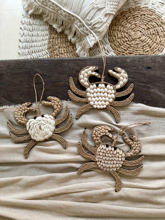 Suspension crabe – décoration murale naturelle de Bali