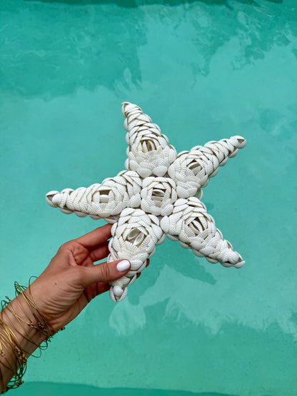 Étoile de mer en coquillages Anadara – décoration naturelle et artisanale de Bali