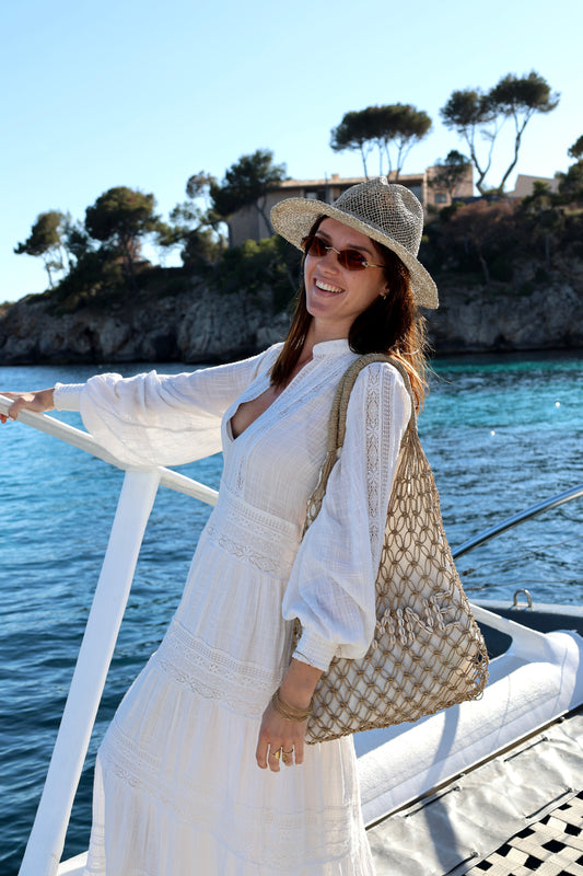 Chapeau en fibres naturelles tressées – léger, confortable & esprit bohème