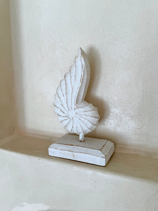 Décoration coquillage en bois – charme exotique balinais