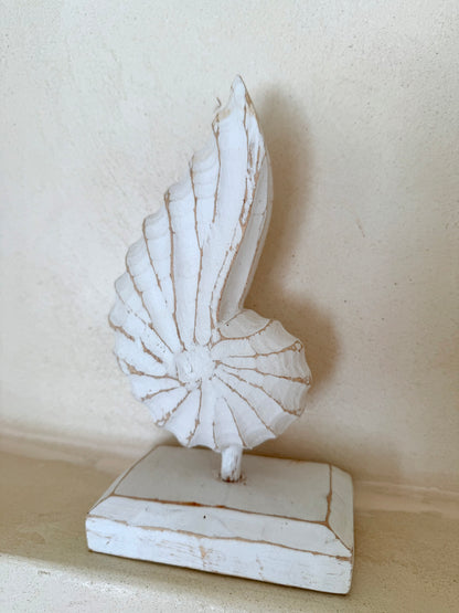 Décoration coquillage en bois – charme exotique balinais