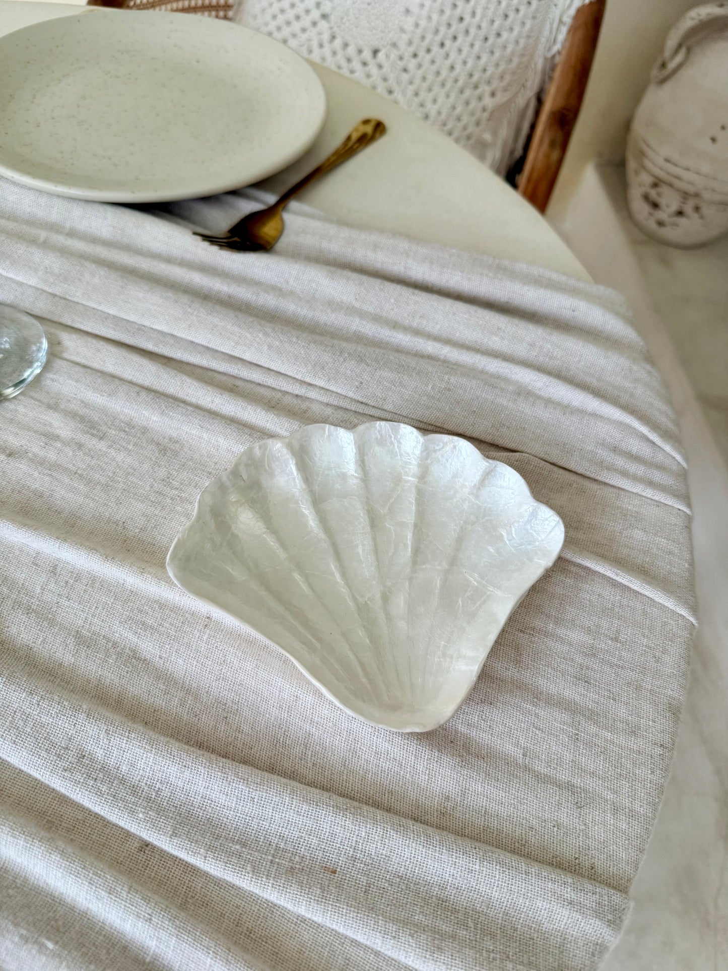 Coupelle en nacre “Saint-Jacques” – artisanat de Bali