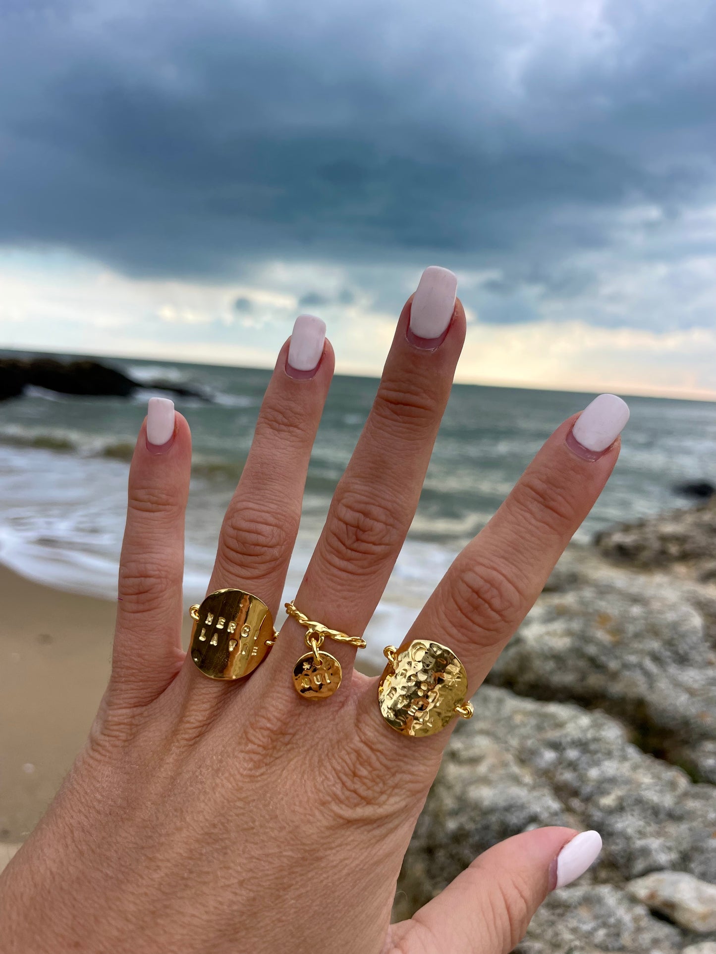 Bague “11:11 Éveil” – Laiton plaqué or, symbole d’éveil et d’intuition